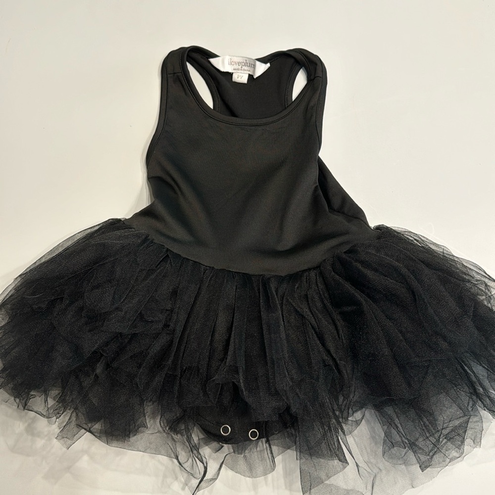 Iloveplum B.A.E. black tutu dress 2T